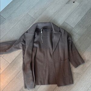 Quince Taupe Women's Blazer